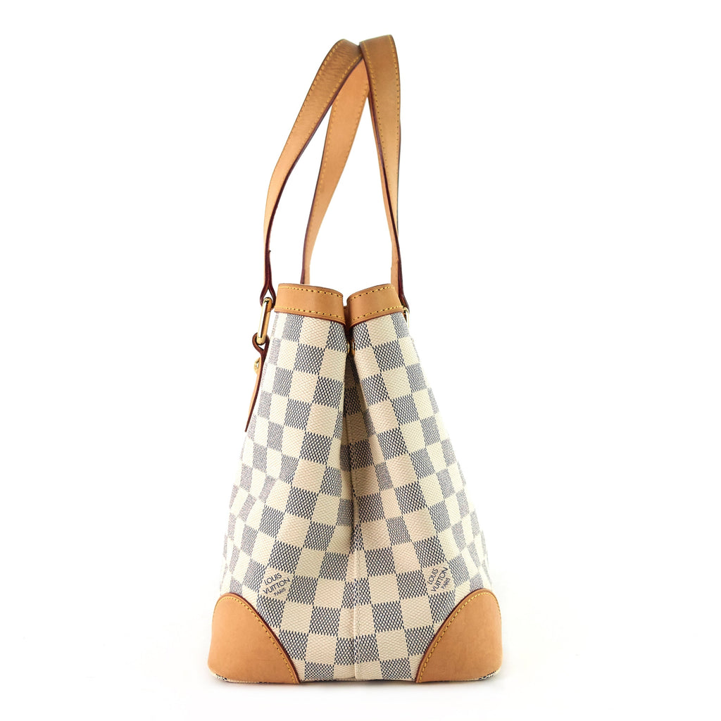 Louis Vuitto Hampstead PM Damier Azur Canvas Tote Bag