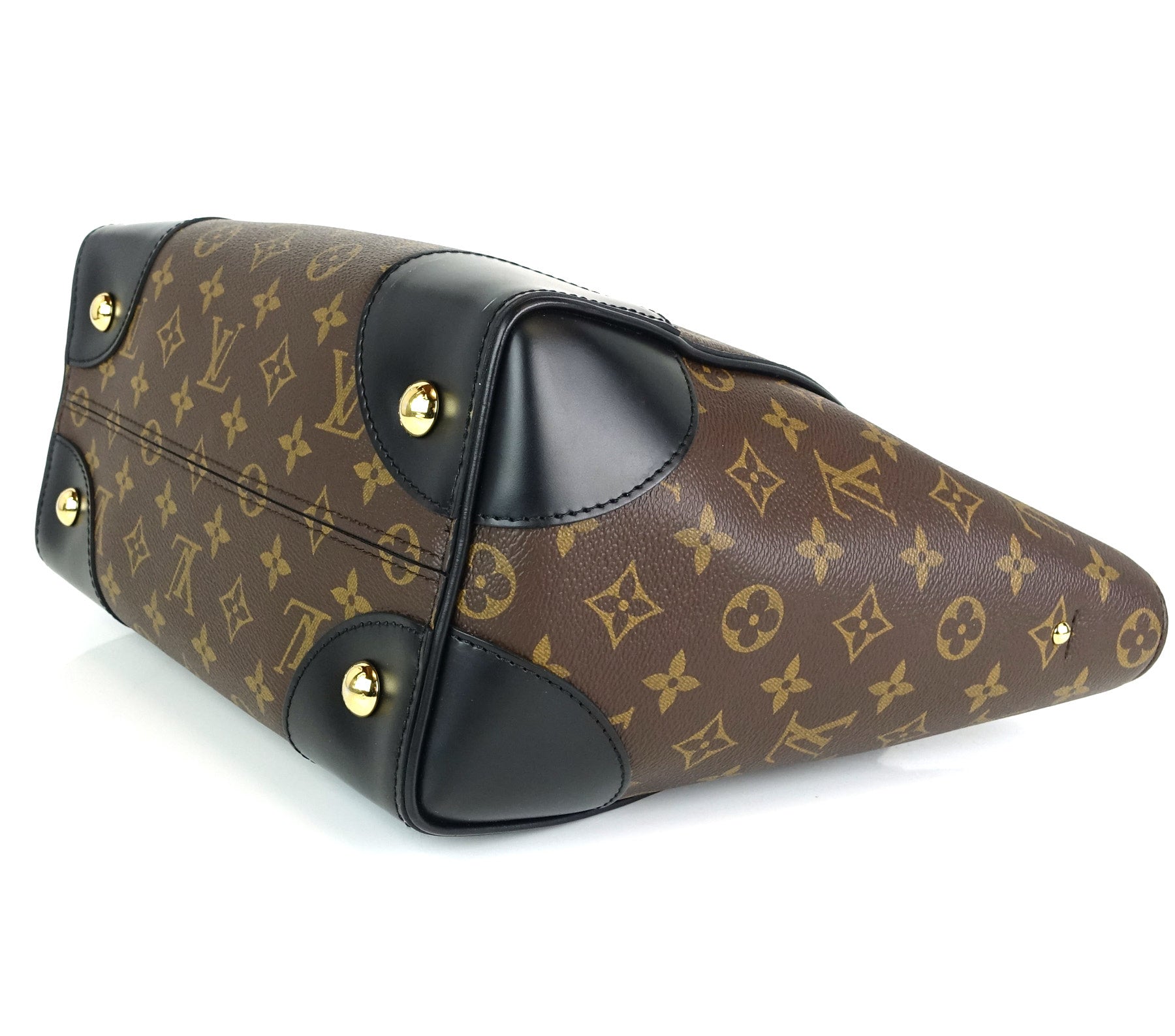 Louis Vuitto Phenix MM Monogram Canvas and Calfskin Leather Tote Bag