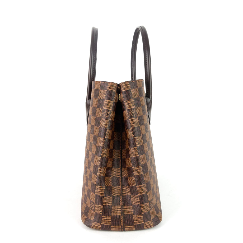 Louis Vuitto Kensington Damier Ebene Canvas Tote Bag