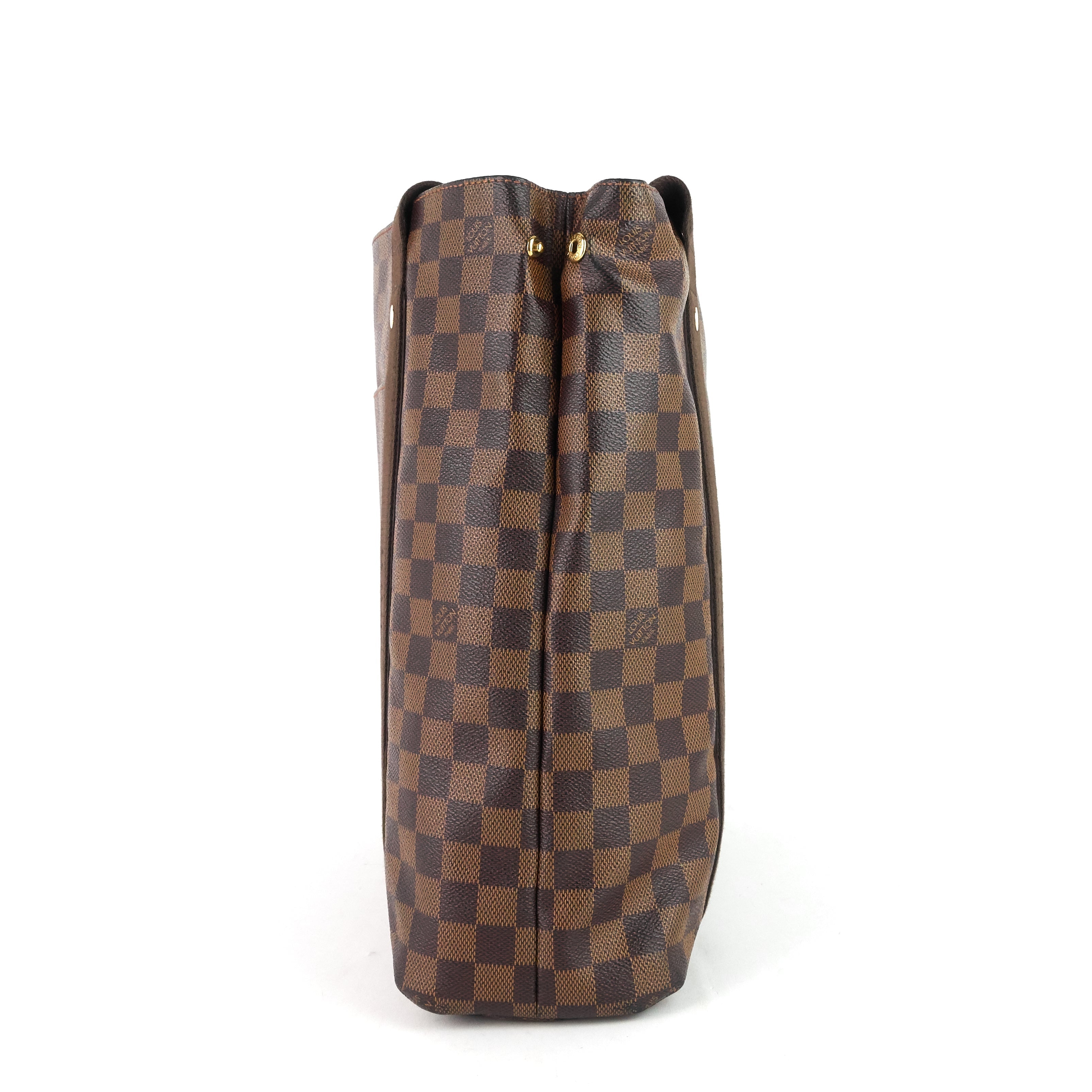Louis Vuitto Cabas Beaubourg Damier Ebene Canvas Tote Bag