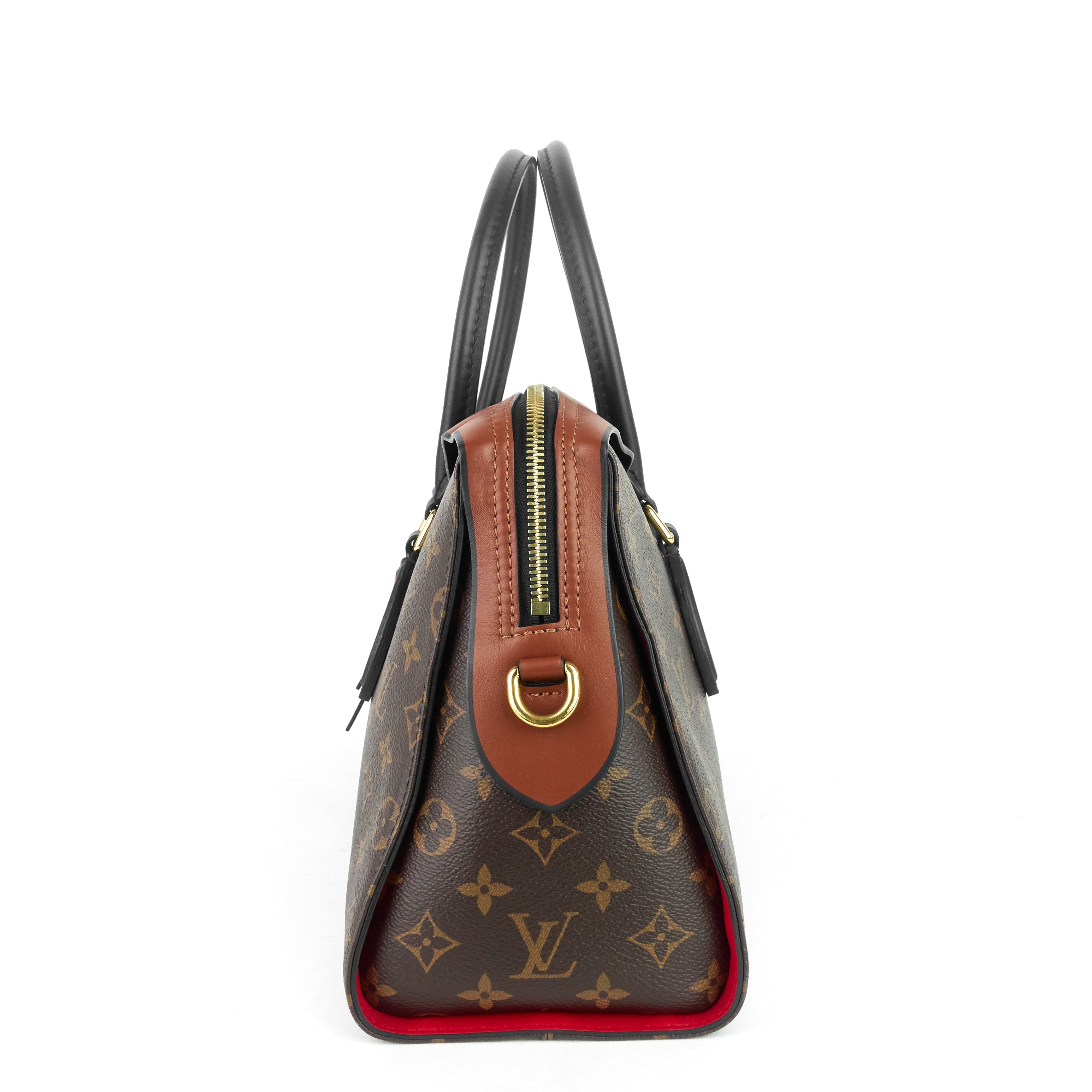 Louis Vuitto Tuileries Monogram Canvas Top Handle Tote Bag