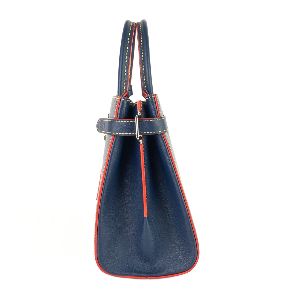 Louis Vuitto Twist Blue Epi Leather Tote Bag