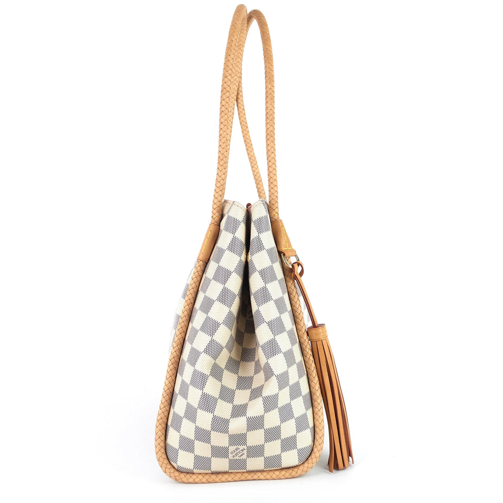 Louis Vuitto Propriano Damier Azur Canvas Tote Bag