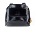 Gucci Patent Leather Front Flap Pocket Tote Bag