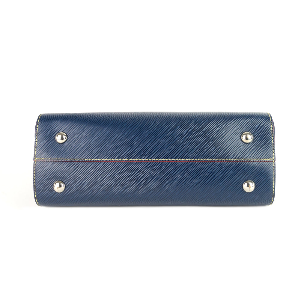 Louis Vuitto Twist Blue Epi Leather Tote Bag