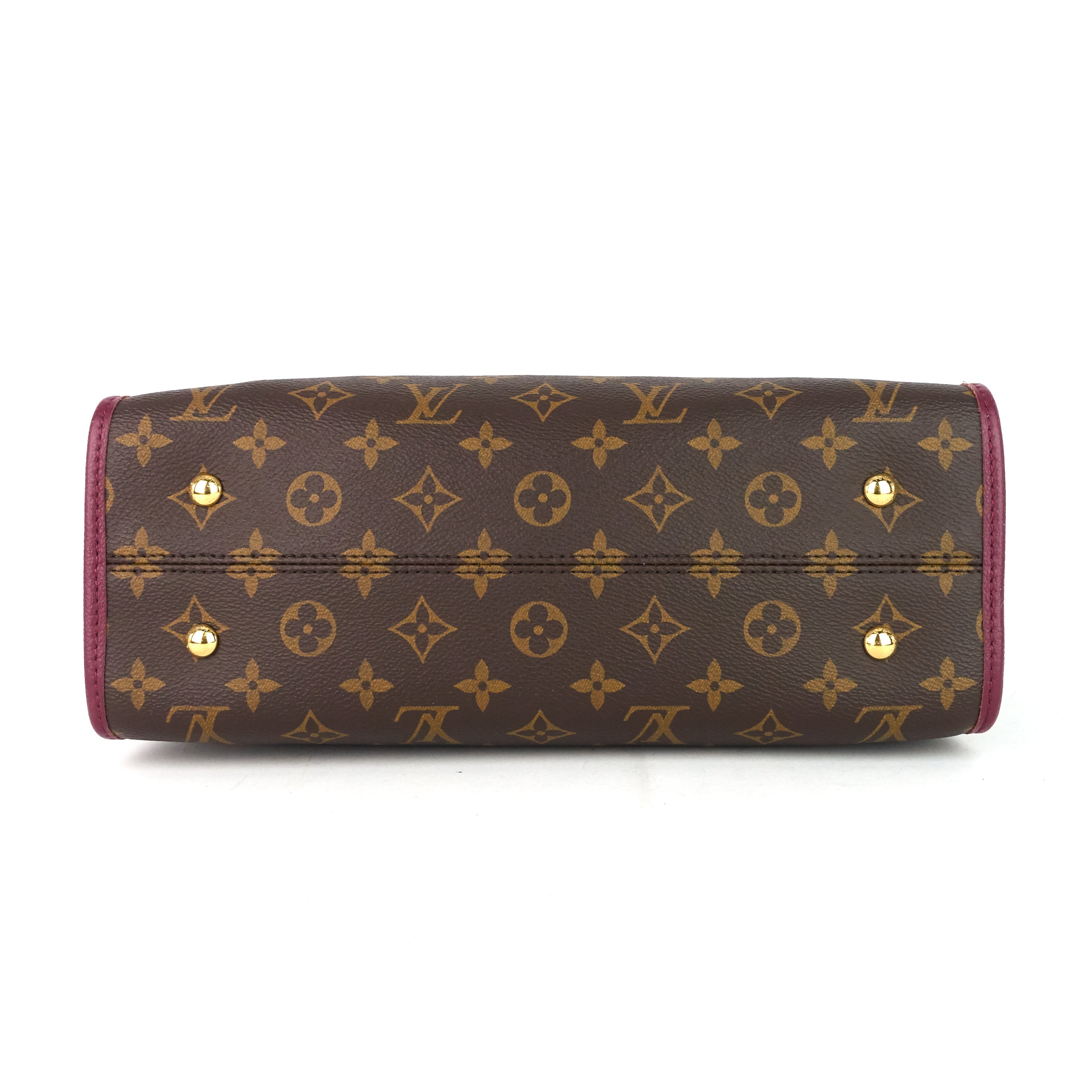 Louis Vuitto Popincourt PM Monogram Canvas Raisin Tote Bag