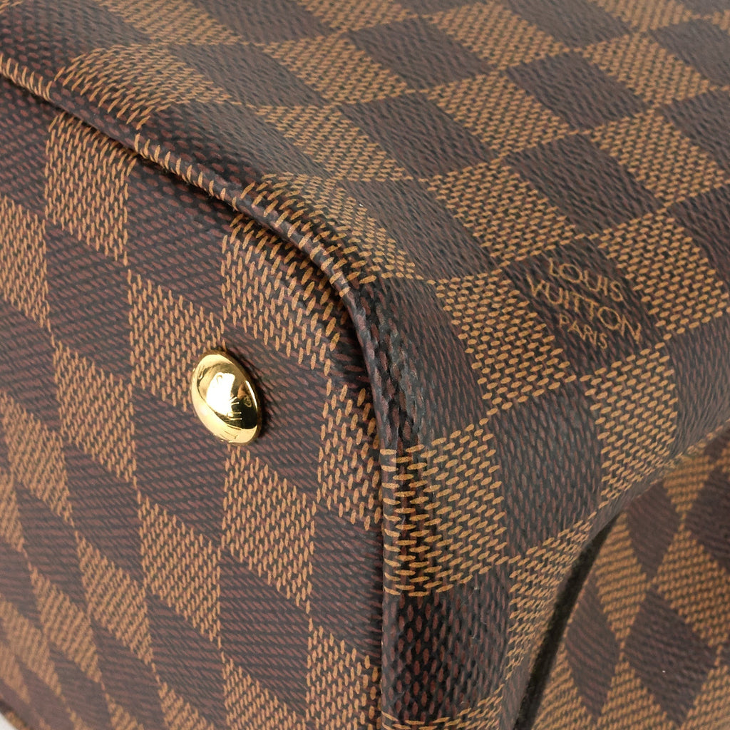 Louis Vuitto Kensington Damier Ebene Canvas Tote Bag