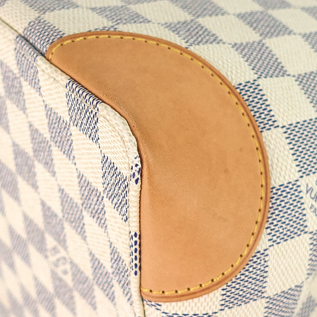 Louis Vuitto Hampstead PM Damier Azur Canvas Tote Bag