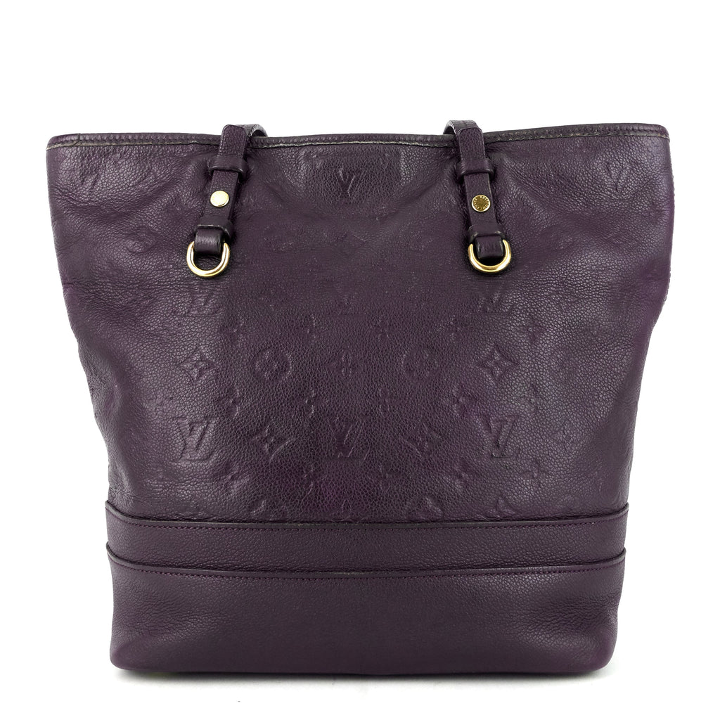 Louis Vuitto Citadine Monogram Empreinte Leather Tote Bag