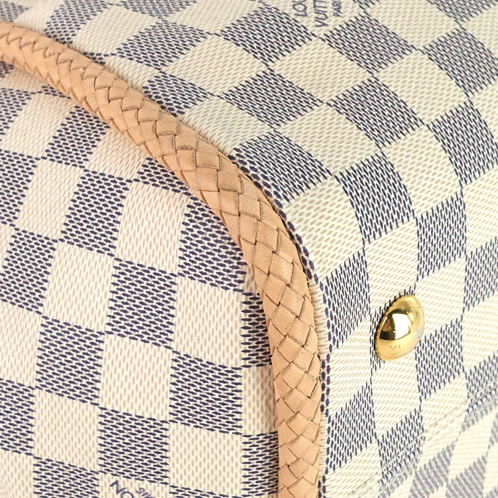 Louis Vuitto Propriano Damier Azur Canvas Tote Bag