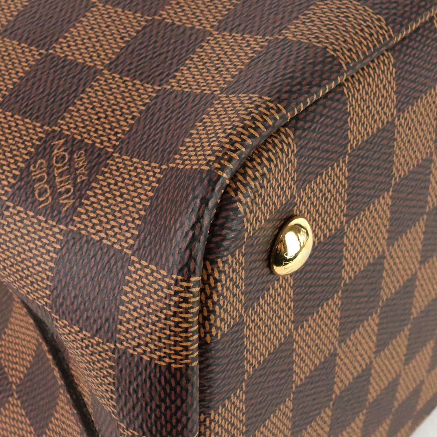Louis Vuitto Kensington Damier Ebene Canvas Tote Bag