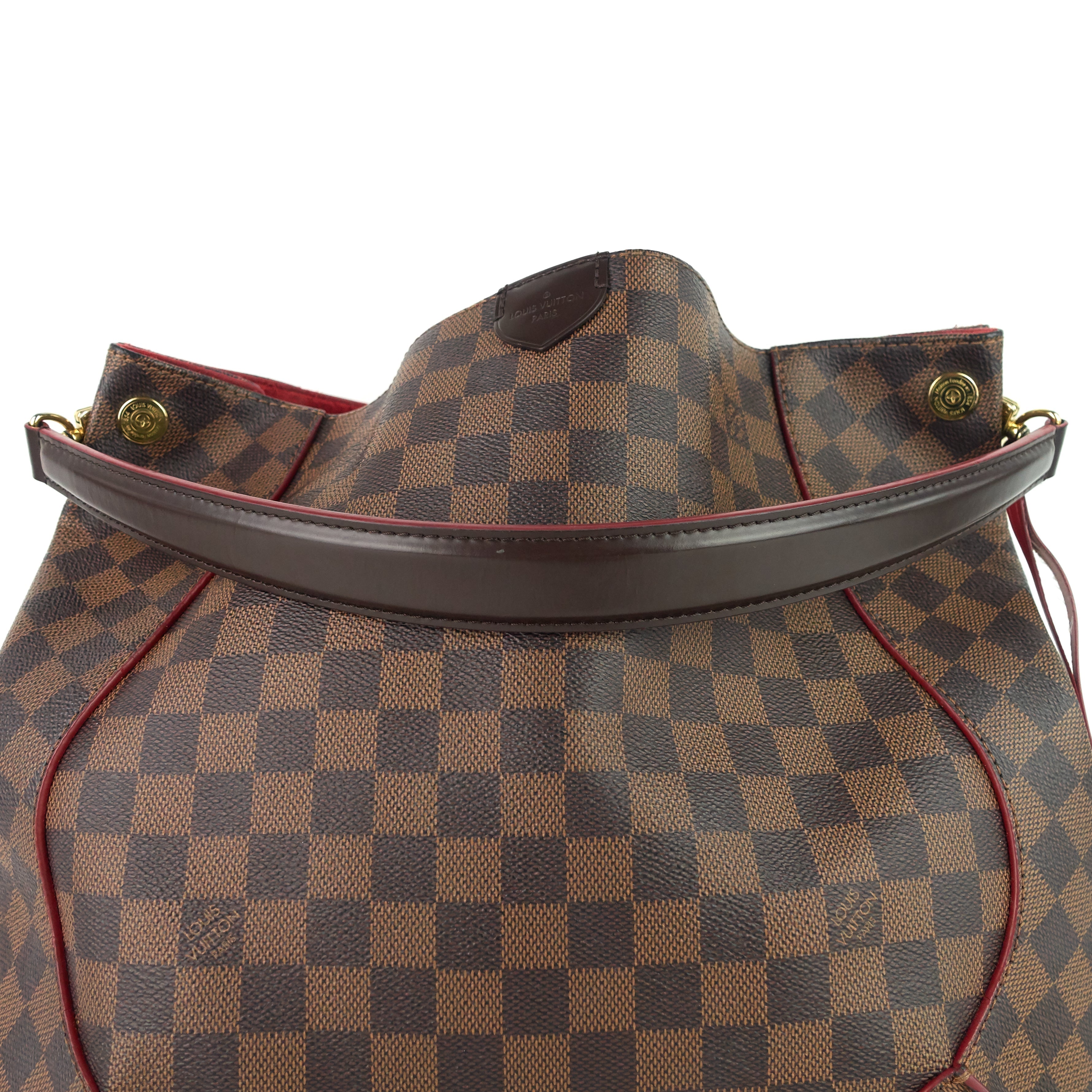 Louis Vuitto Caissa Damier Ebene Canvas Tote Bag