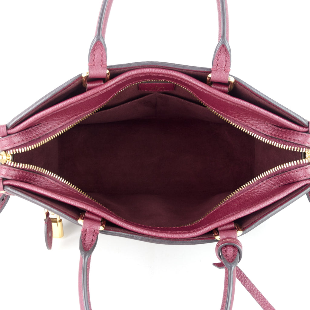 Louis Vuitto Popincourt PM Monogram Canvas Raisin Tote Bag