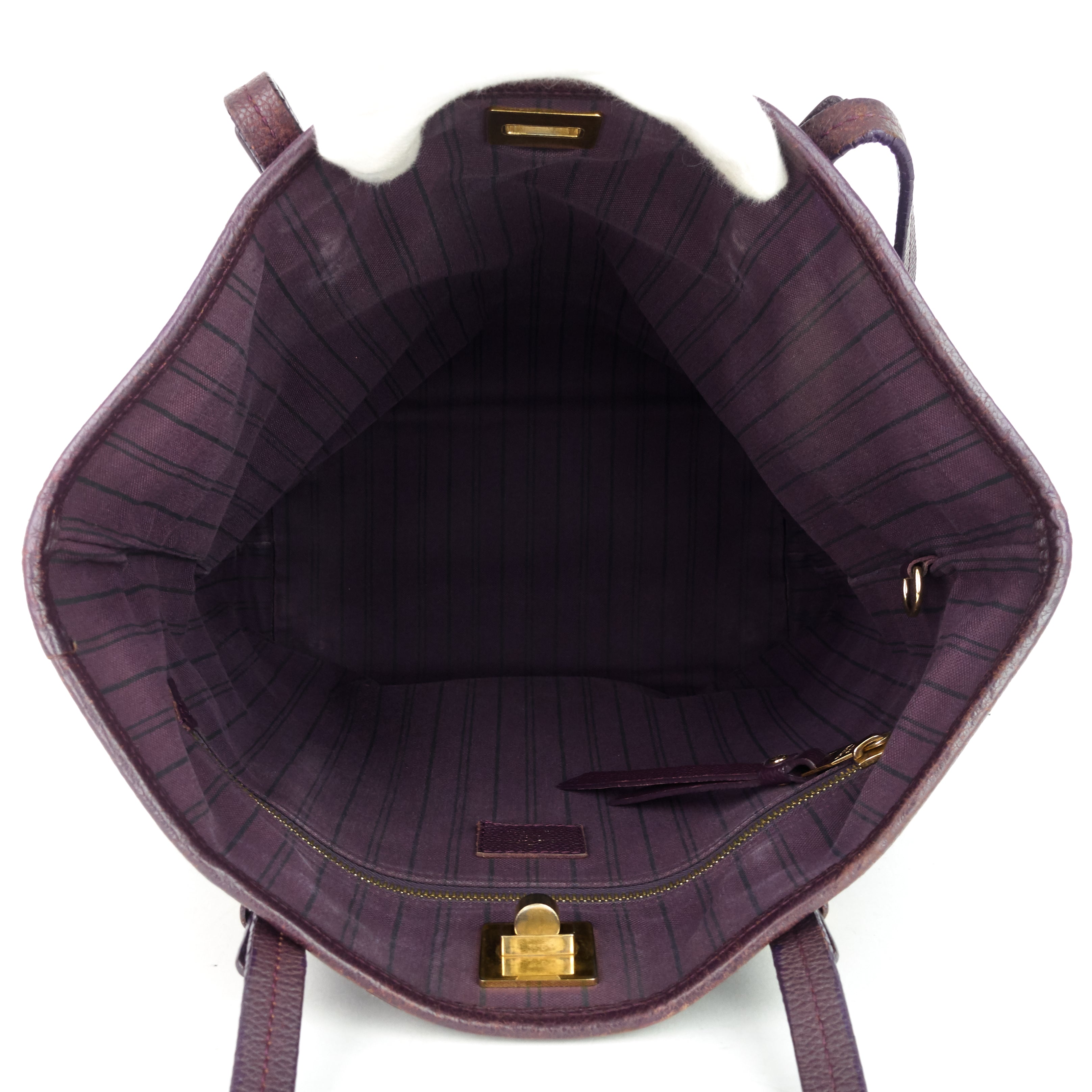 Louis Vuitto Citadine Monogram Empreinte Leather Tote Bag