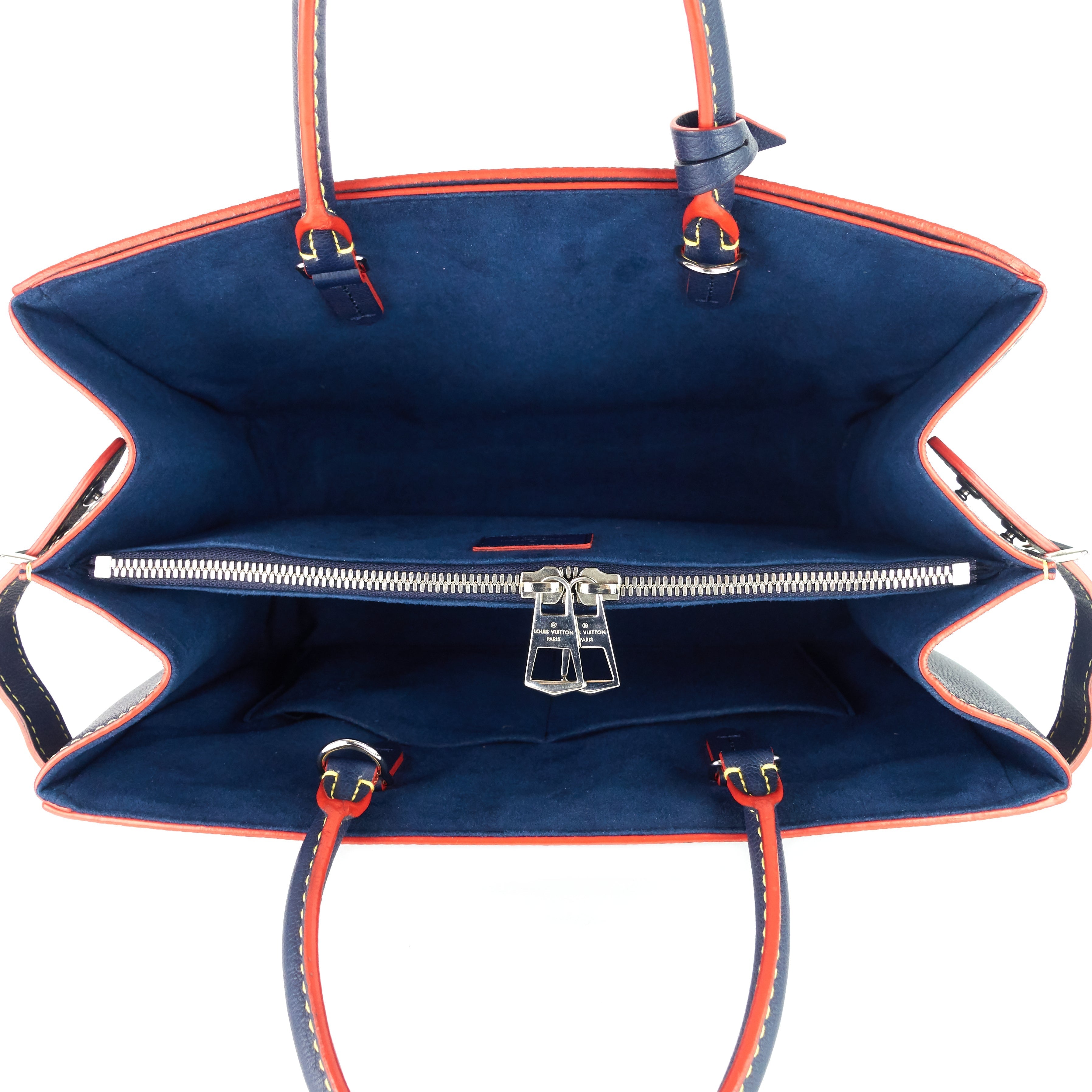 Louis Vuitto Twist Blue Epi Leather Tote Bag