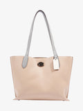 Coach Willow Tote Nude / Grey Leather