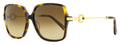 Omega Square Sunglasses OM0033 52G Havana/Gold 59mm Havana Gold