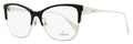 Omega OM5001H Butterfly Eyeglasses 01A Palladium/Black 54mm Palladium Black