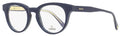 Omega Pantos Eyeglasses OM5003H 090 Blue/Crystal 52mm 5003 Blue Crystal