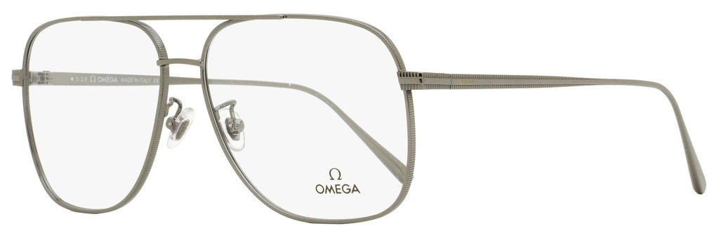 Omega Navigator Eyeglasses OM5006H 008 Gunmetal 60mm 5006 Gunmetal