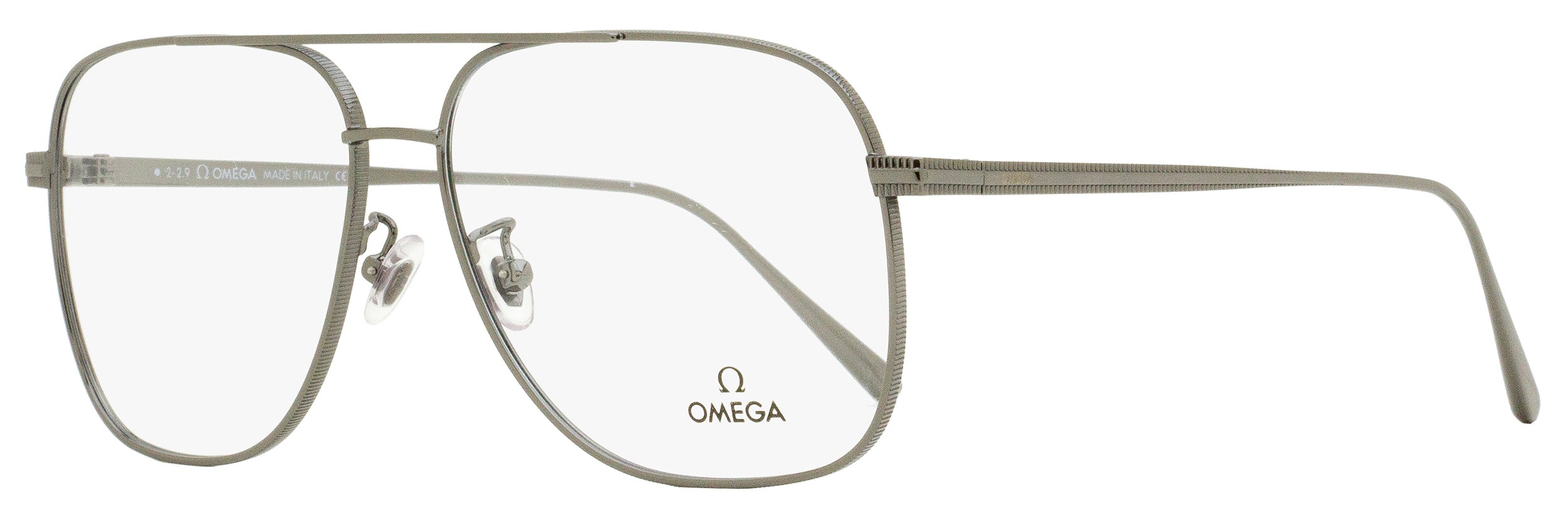 Omega Navigator Eyeglasses OM5006H 008 Gunmetal 60mm 5006 Gunmetal