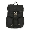Off White Mens Black Backpack