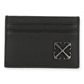Off White Mens Black Card Holder