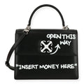 Off White Womens Black/White Handbag