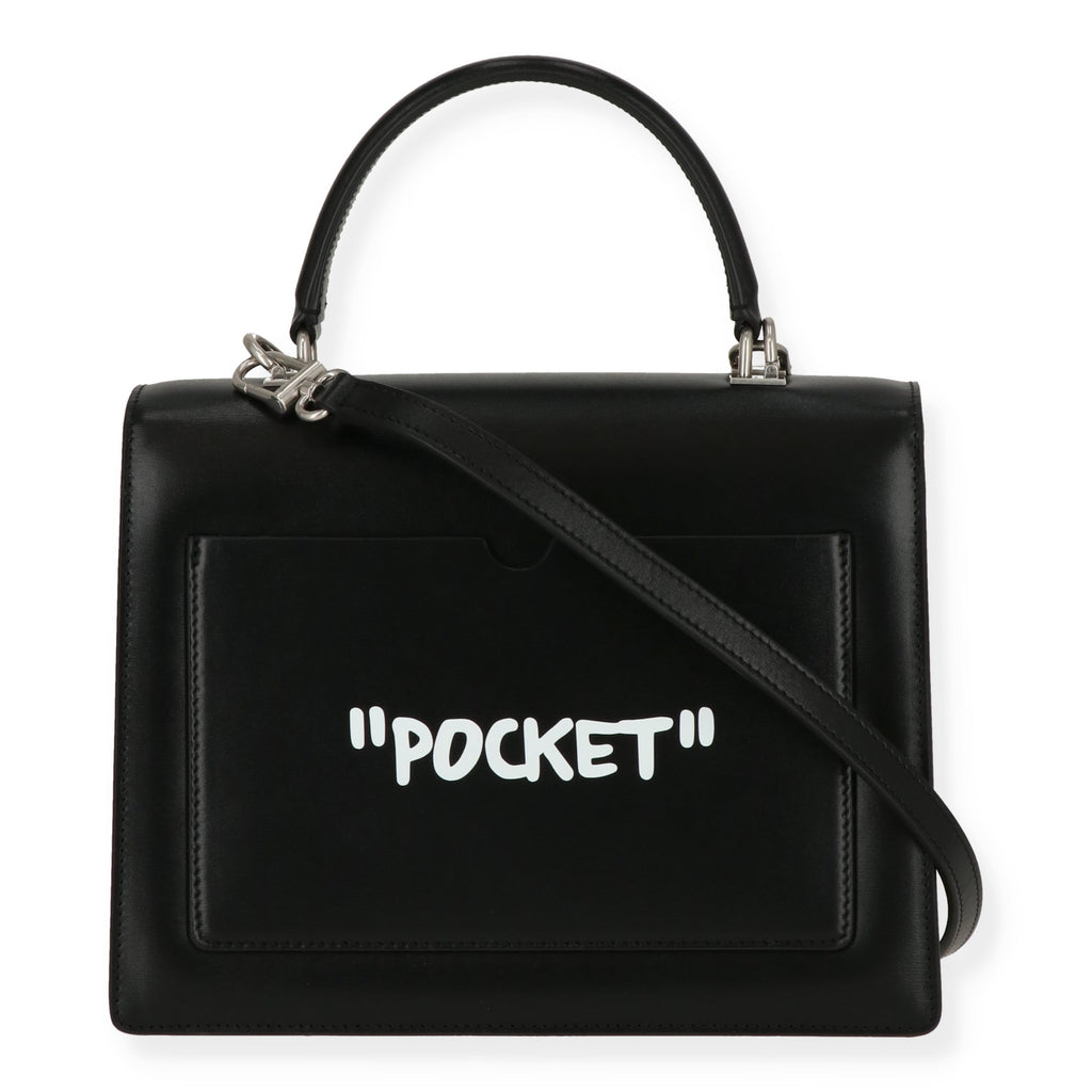 Off White Womens Black/White Handbag