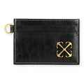 Off White Womens Black Card Holder
