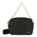 Off White Womens Black Crossbody