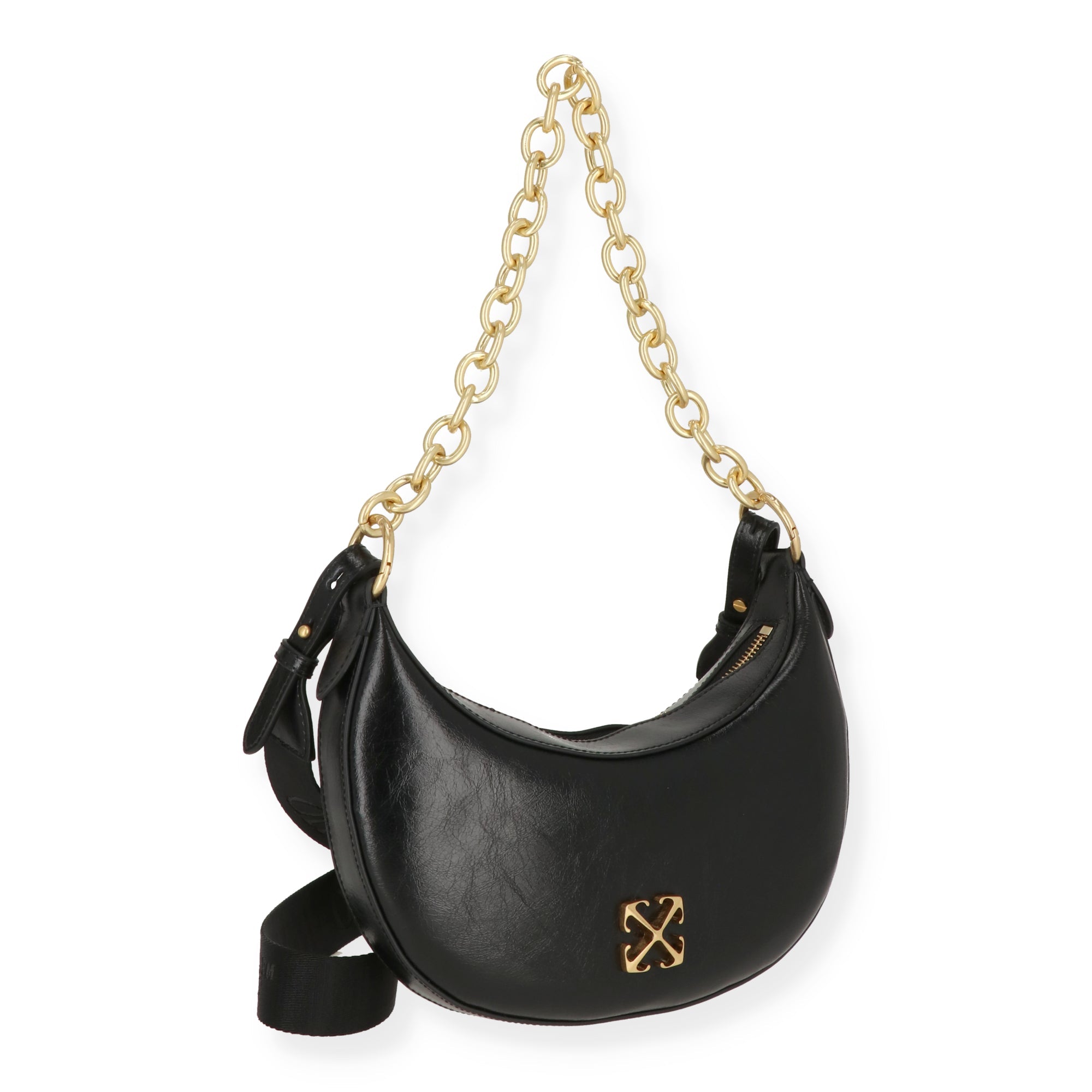 Off White Womens Black Handbag