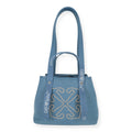 Off White Womens Light Blue Tote