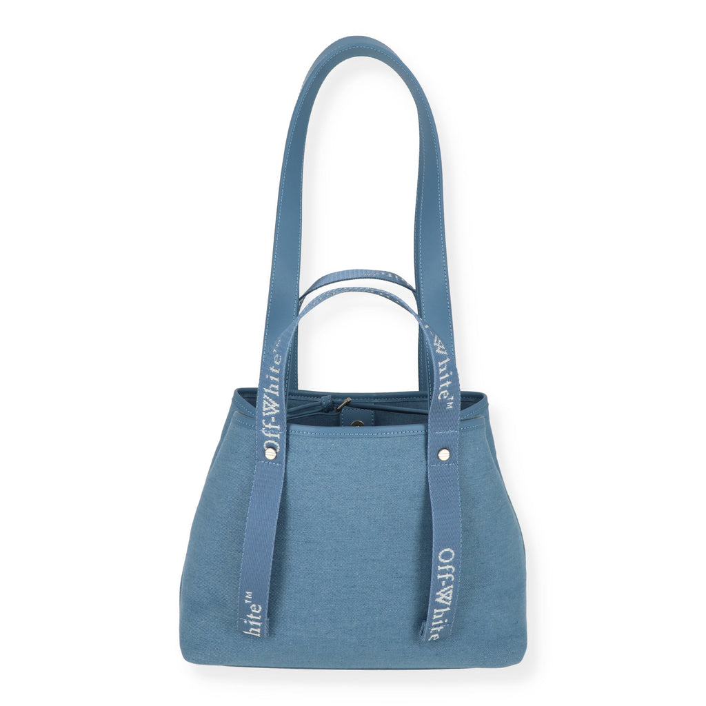 Off White Womens Light Blue Tote