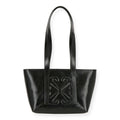 Off White Womens Black Tote