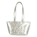 Off White Womens Silver Tote