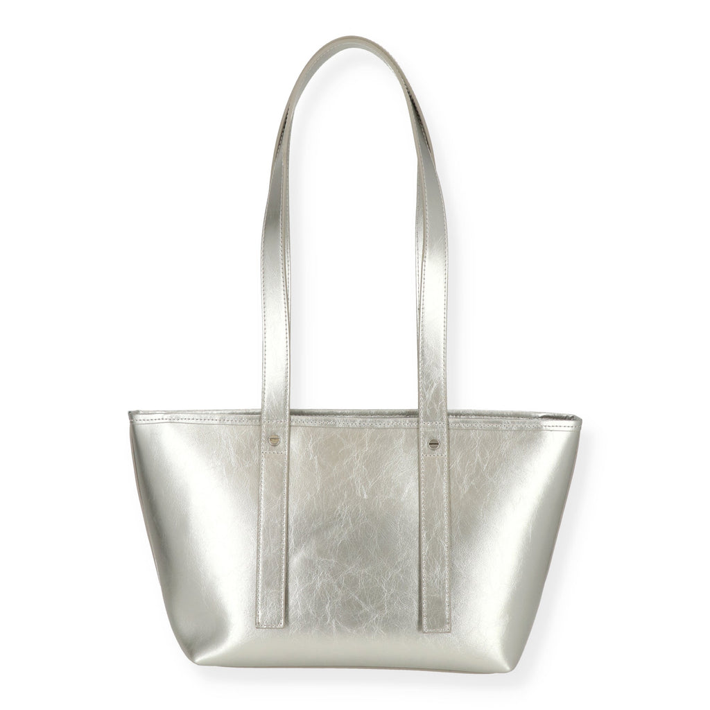 Off White Womens Silver Tote