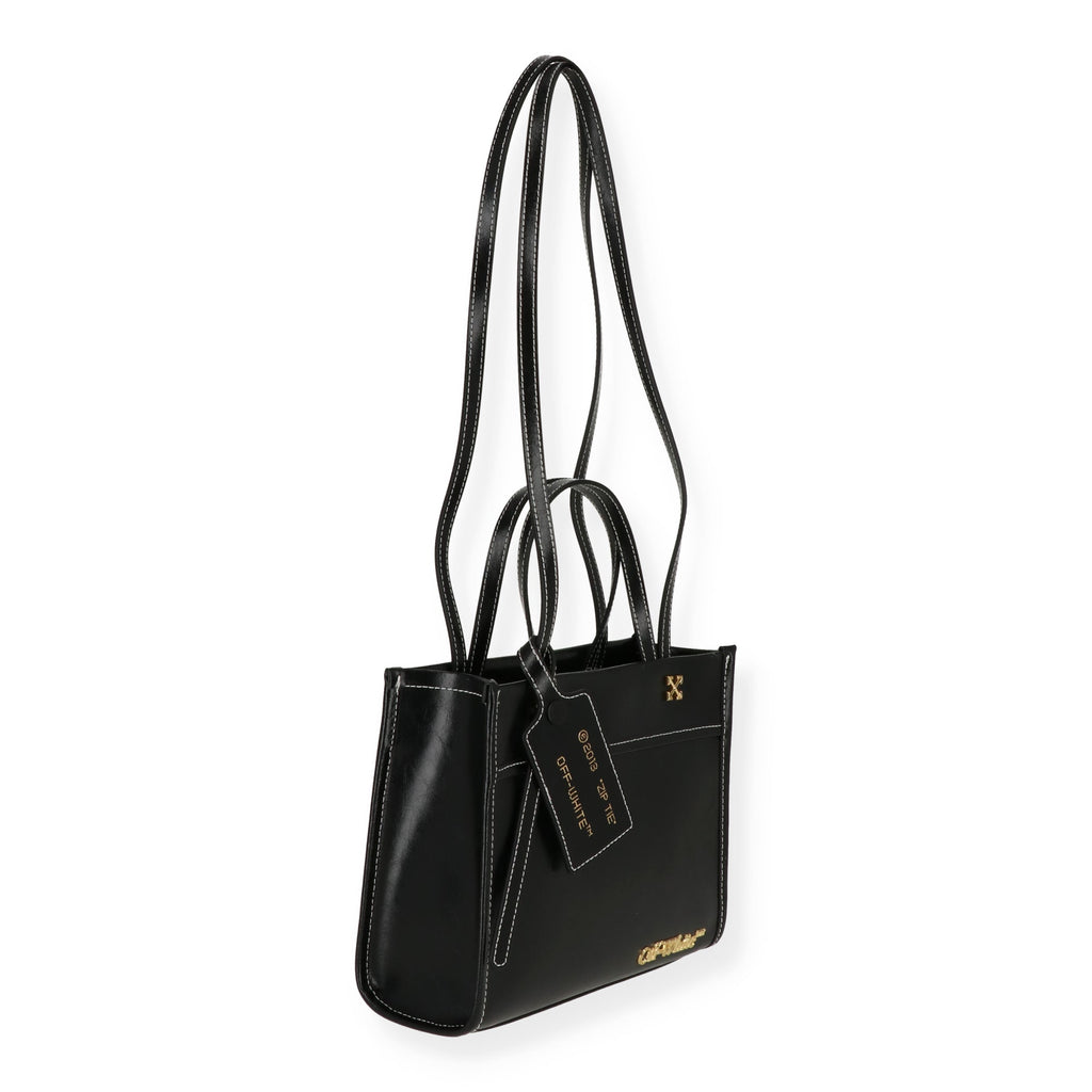 Off White Womens Black Tote