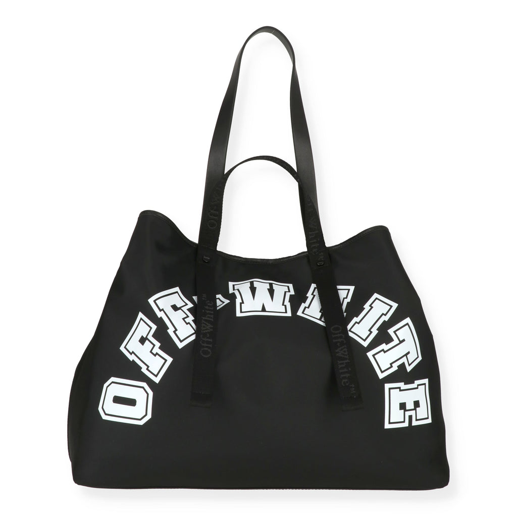 Off White Womens Black Tote