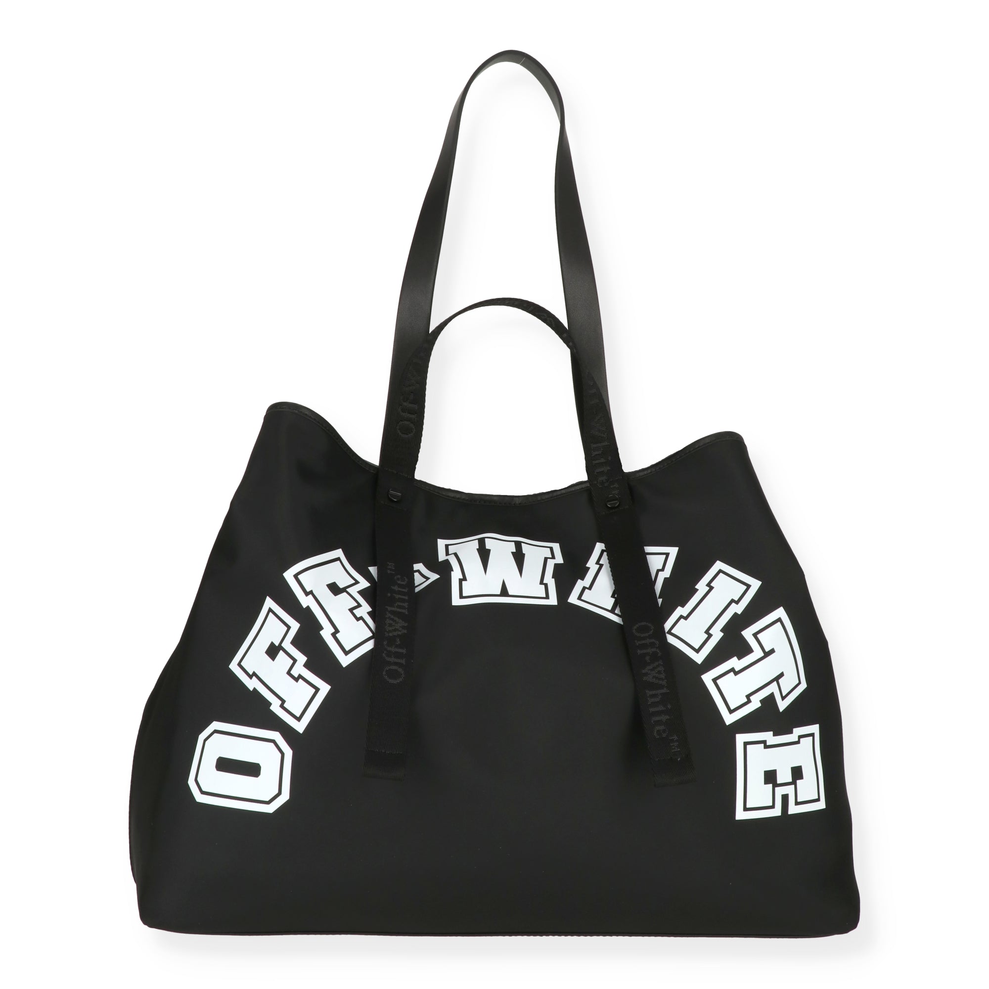 Off White Womens Black Tote