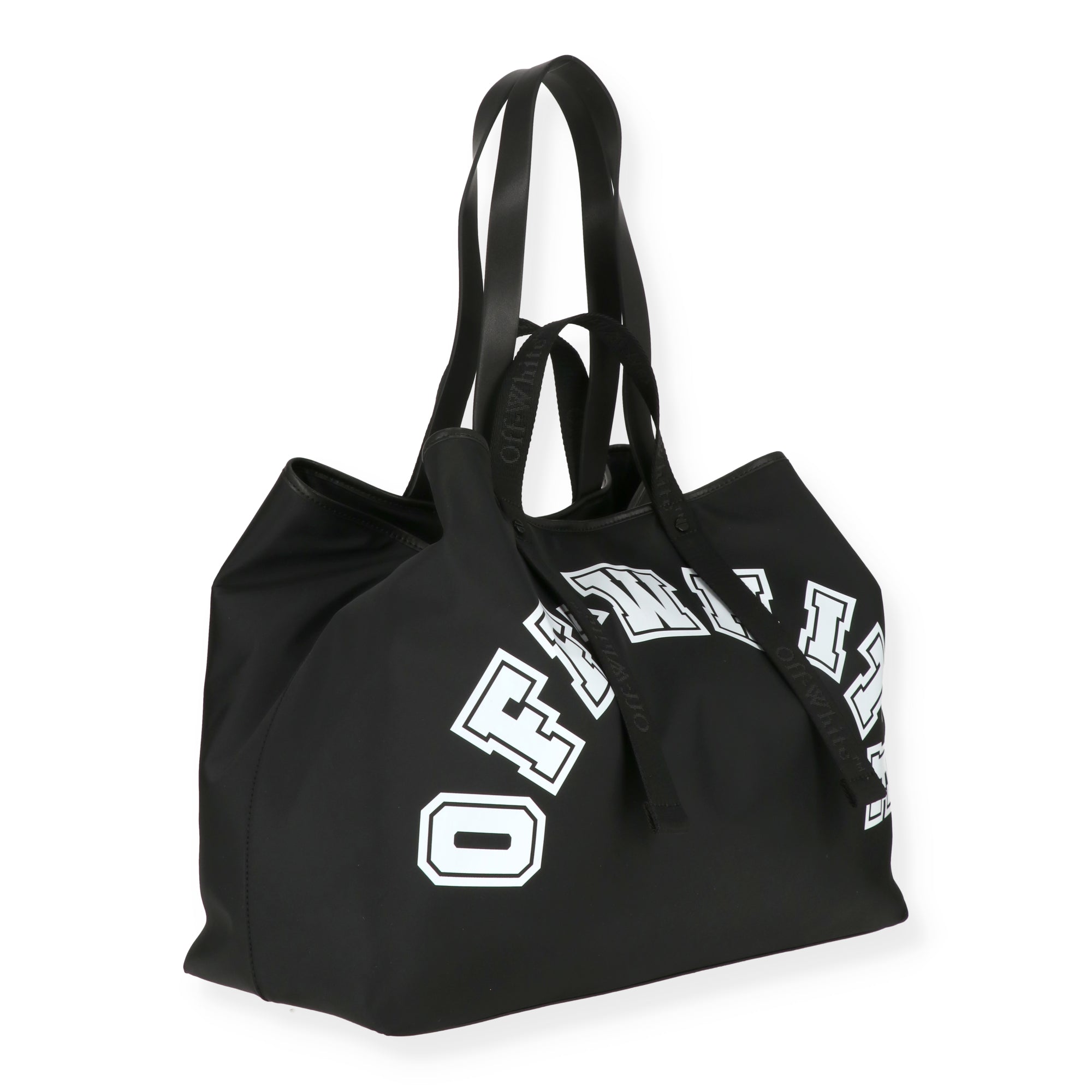 Off White Womens Black Tote
