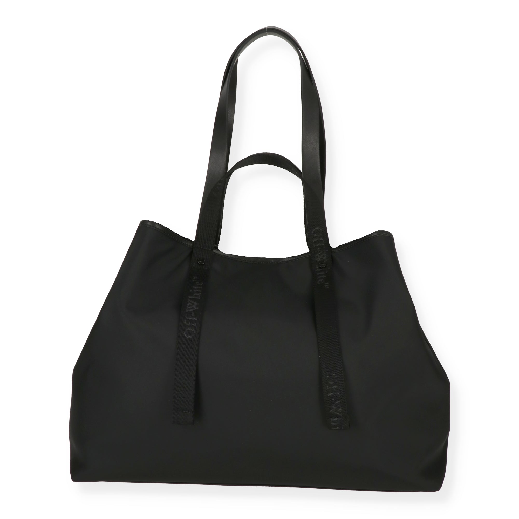 Off White Womens Black Tote