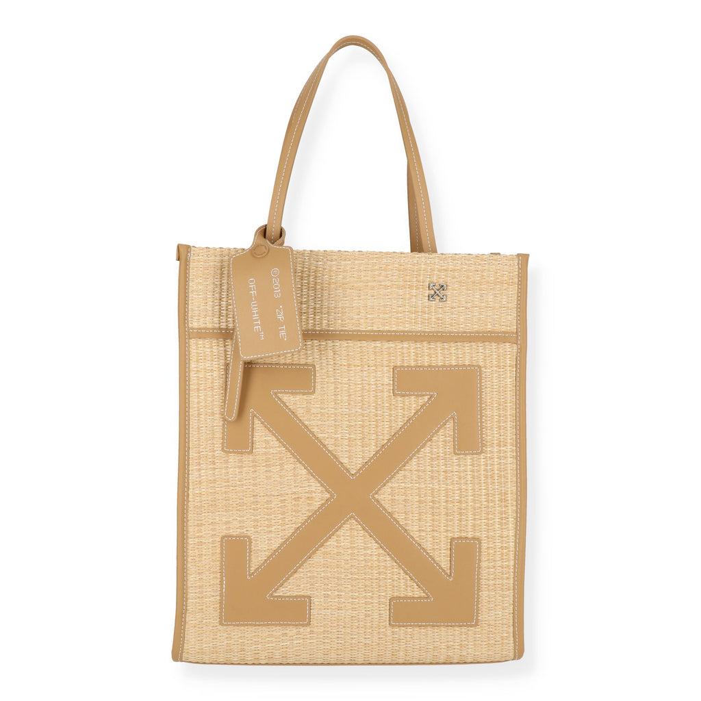 Off White Womens Natural Tote