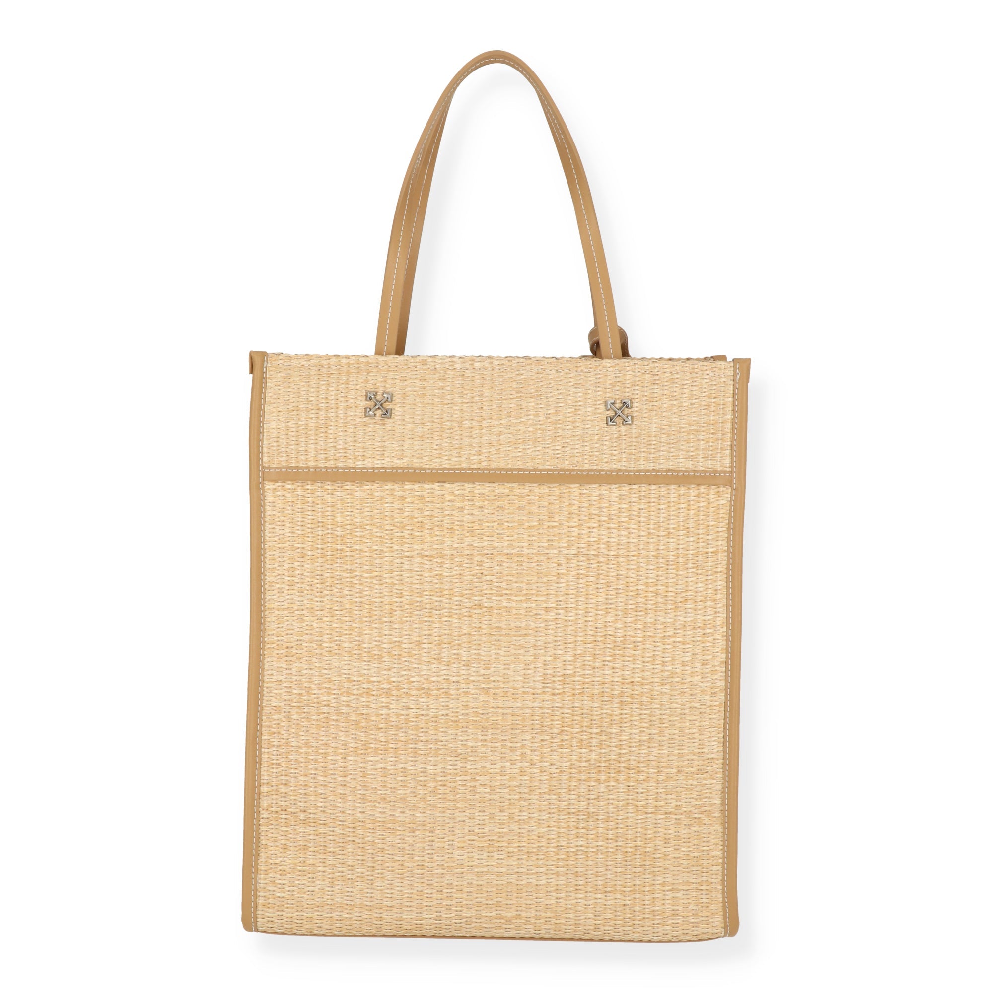 Off White Womens Natural Tote
