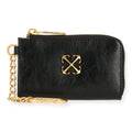 Off White Womens Black Wallet