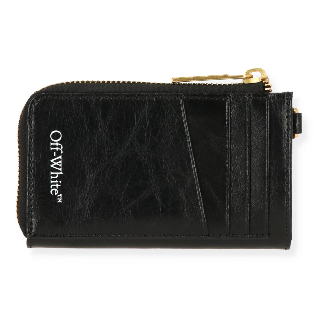 Off White Womens Black Wallet