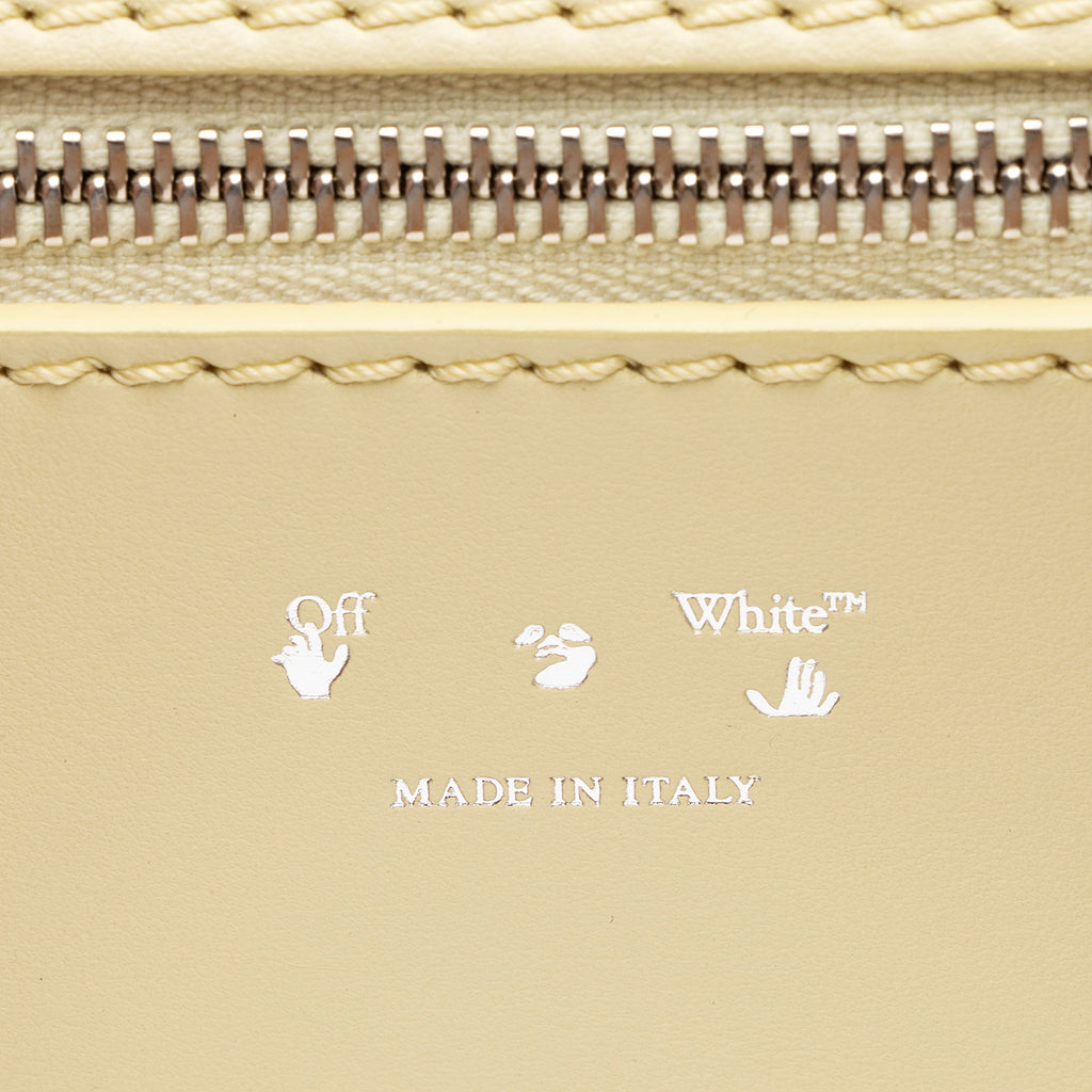 Off-White Leather Burrow 38 Tote