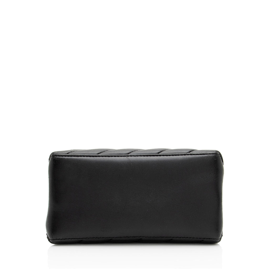 Off-White Quilted Leather Jackhammer 19 Chain Shoulder Bag
