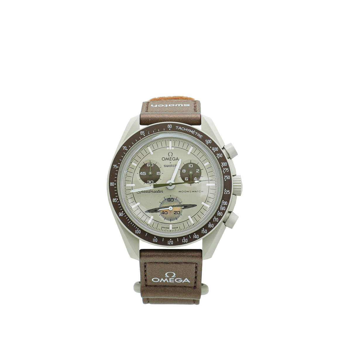 Omega Bicolor Bioceramic Moonswatch Mission To Saturn 42mm Watch