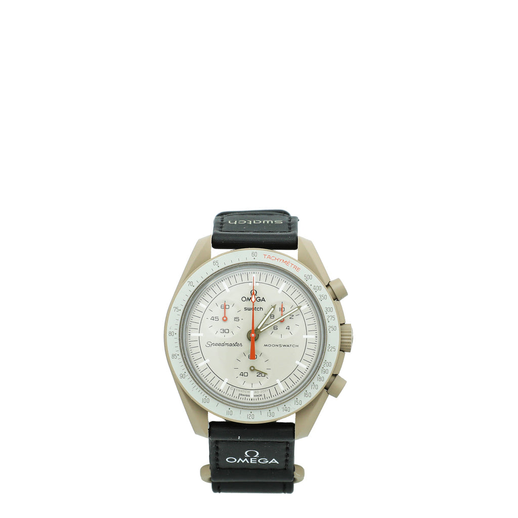 Omega Bicolor X Swatch Speedmaster Moonswatch Mission to Jupiter Quartz 41mm Watch
